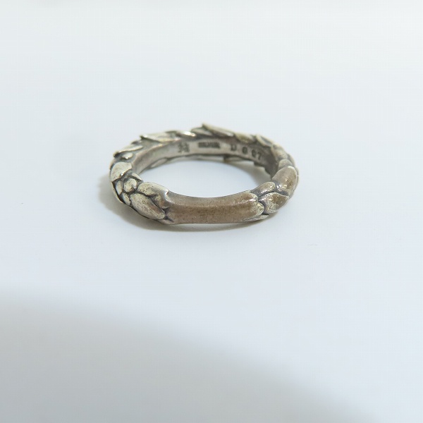 実際に弊社で買取させて頂いた【ギャラ付】Bloody Mary/ブラッディマリー スノードロップリング w/3ダイヤ 9号の画像 4枚目