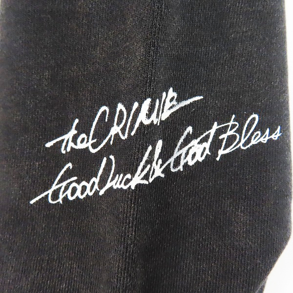 実際に弊社で買取させて頂いた【未使用】CRIMIE /クライミー VINTAGE OVERDYE OLD ENGLISH LOGO HOODIE/パーカー/CR1-02A5-CL72/Mの画像 6枚目