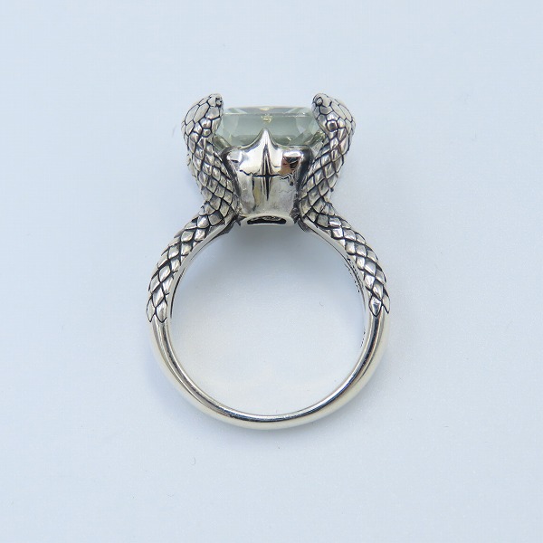 実際に弊社で買取させて頂いた【ギャラ付き】Bloody Mary/ブラッディマリー 2010 Xmas TRANSGRESSION スネークモチーフ w/グリーンアメジスト 21号の画像 5枚目