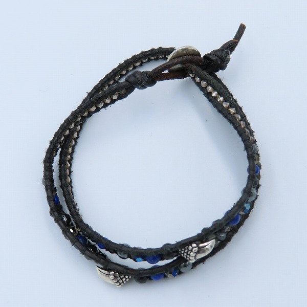 実際に弊社で買取させて頂いたCHAN LUU×Bloody Mary/チャンルー×ブラッディマリー クロウ 2ラップ ビーズ ブレスレット の画像 1枚目