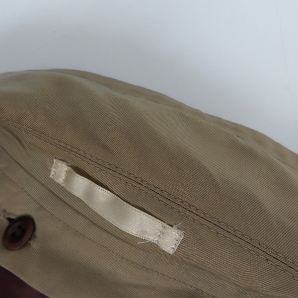 実際に弊社で買取させて頂いたPaul Smith collection/ポールスミス コレクション 柄切替中綿ライナー付きトレンチコート/Lの画像 5枚目