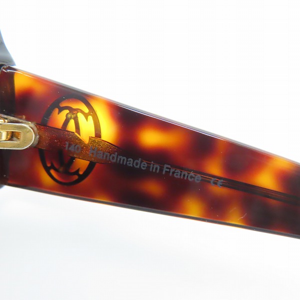 実際に弊社で買取させて頂いたCartier/カルティエ デミ柄 サングラス/アイウェアの画像 4枚目