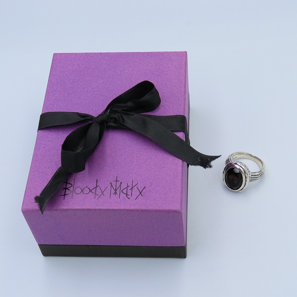 実際に弊社で買取させて頂いたBloody Mary/ブラッディマリー  ストーン リング w/スモーキークォーツ 18号の画像 8枚目