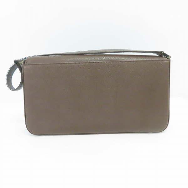 実際に弊社で買取させて頂いたBURBERRY/バーバリー レザー ハンドバッグ 裏地ノバチェック の画像 1枚目