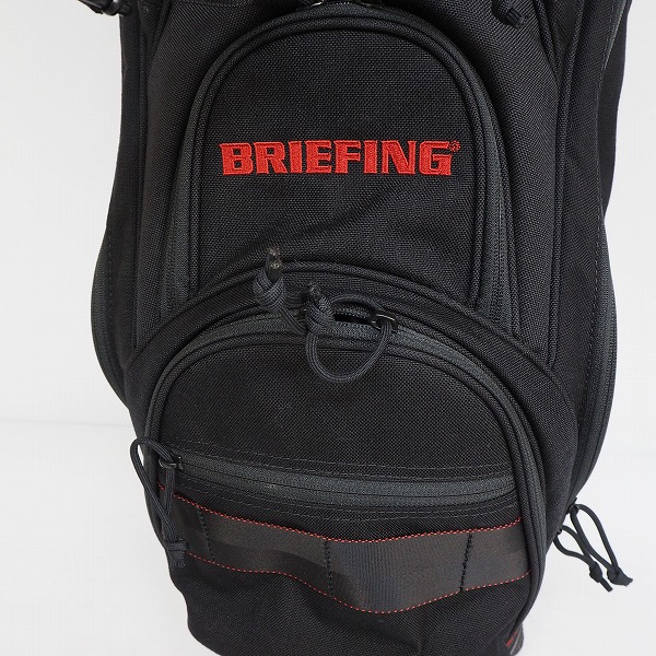 実際に弊社で買取させて頂いたBRIEFING/ブリーフィング CR-5 ゴルフ 9.5型 5分割キャディバッグ ブラックの画像 6枚目