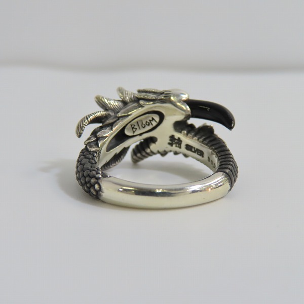 実際に弊社で買取させて頂いた【ギャラ付き】Bloody Mary/ブラッディマリー Bloom/ブルーム リング - 開花 wオニキスクローブラックダイヤモンド 13号の画像 3枚目