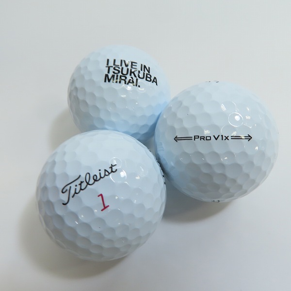 実際に弊社で買取させて頂いた(1)【未使用/オウンネーム】Titleist/タイトリスト PRO V1x ゴルフボール 1ダースの画像 2枚目
