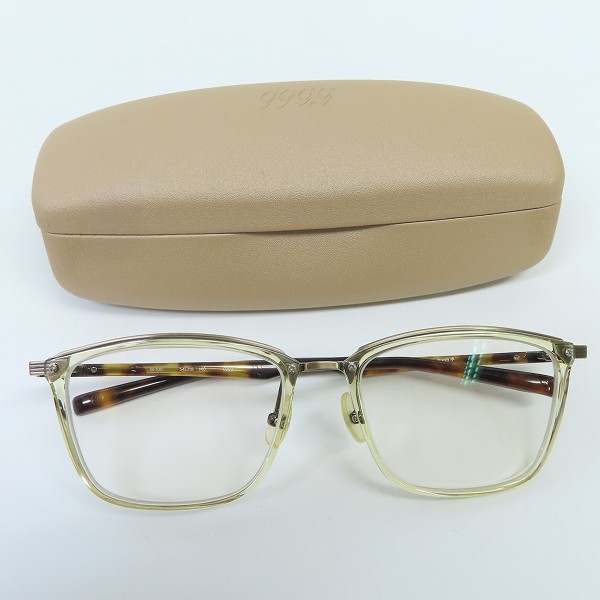 実際に弊社で買取させて頂いた999.9/フォーナインズ フルリム メガネフレーム アイウェア M-100の画像 9枚目