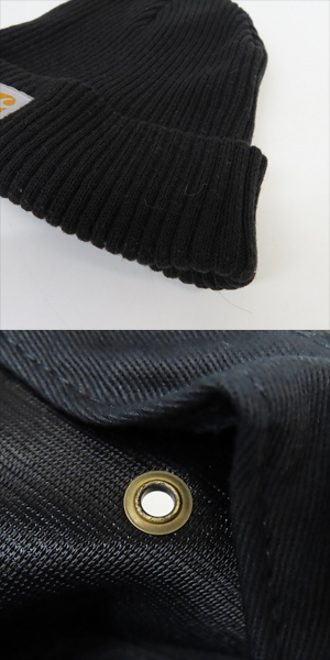 実際に弊社で買取させて頂いたCarharrt/カーハート ロゴ ニットキャップ/ワークキャップ/帽子/2点セットの画像 9枚目