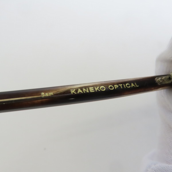 実際に弊社で買取させて頂いたBEAUTY & YOUTH UNITED ARROWS by KANEKO OPTICAL/ユナイテッドアローズ×金子眼鏡店 SAM メガネフレームの画像 5枚目