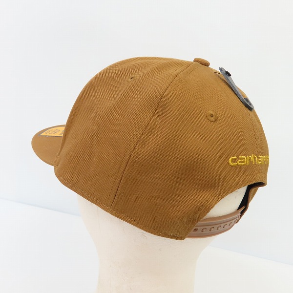 実際に弊社で買取させて頂いた(3)Carhartt/カーハート Firm Duck Flat Brim Cap ファームダック フラットブリム キャップ ブラウン AH1604-M の画像 1枚目