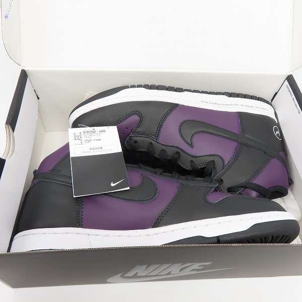 実際に弊社で買取させて頂いた【未使用】NIKE×FRAGMENT DESIGN/ナイキ×フラグメントデザイン DUNK HI/F ダンクハイ 北京 DJ0382-600/28.0の画像 8枚目