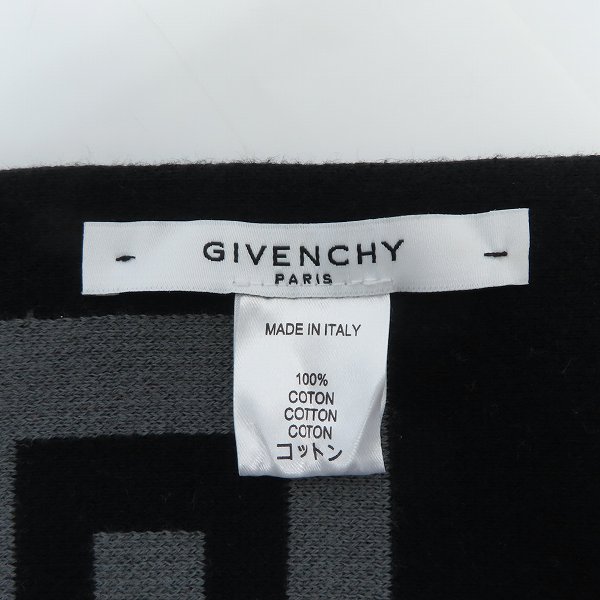 実際に弊社で買取させて頂いたGIVENCHY/ジバンシィ ロゴ コットンマフラー の画像 1枚目