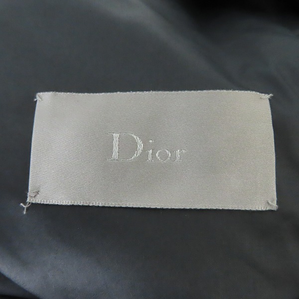 実際に弊社で買取させて頂いたDior HOMME/ディオールオム 08SS クリス期 ジップアップストームジャケット 8E3141620661/44の画像 4枚目