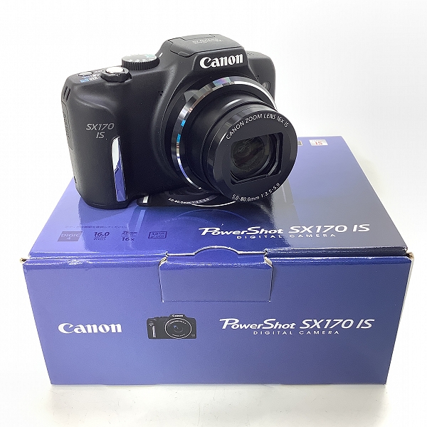実際に弊社で買取させて頂いたCanon/キヤノン PowerShot SX170 IS コンパクトデジタルカメラ 簡易動作確認済みの画像 0枚目
