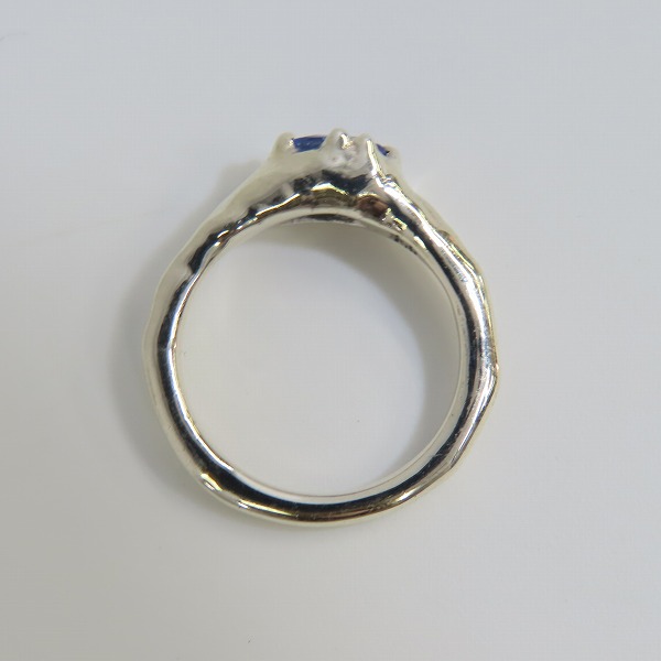 実際に弊社で買取させて頂いた【ギャラ付き】BloodyMary/ブラッディマリー ELIX 地 リング w/タンザナイト 9号の画像 5枚目