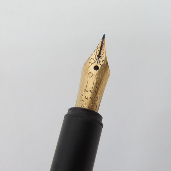 実際に弊社で買取させて頂いたDUNHILL/ダンヒル 万年筆 ペン先14K/EFの画像 1枚目