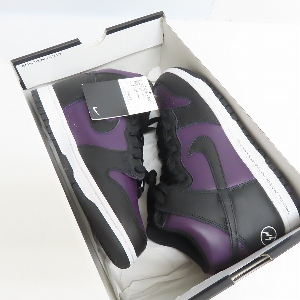 実際に弊社で買取させて頂いた【未使用】FRAGMENT DESIGN×NIKE/ナイキ DUNK HIGH CITY PACK BEIJING ダンク DJ0382-600 26.5の画像 8枚目