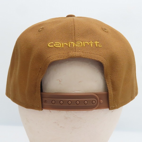実際に弊社で買取させて頂いた(7)Carhartt/カーハート Firm Duck Flat Brim Cap ファームダック フラットブリム キャップ ブラウン AH1604-M/OSFAの画像 4枚目