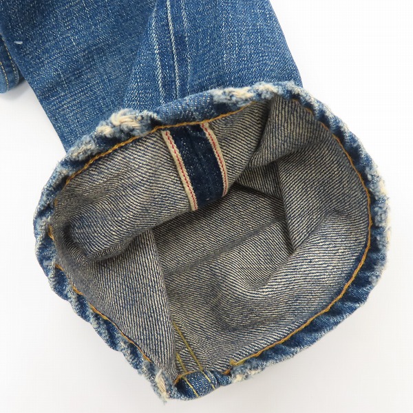 実際に弊社で買取させて頂いたMARBLES/マーブルズ ダメージ/リペア加工 デニムパンツ MPT-A1511B /Lの画像 8枚目