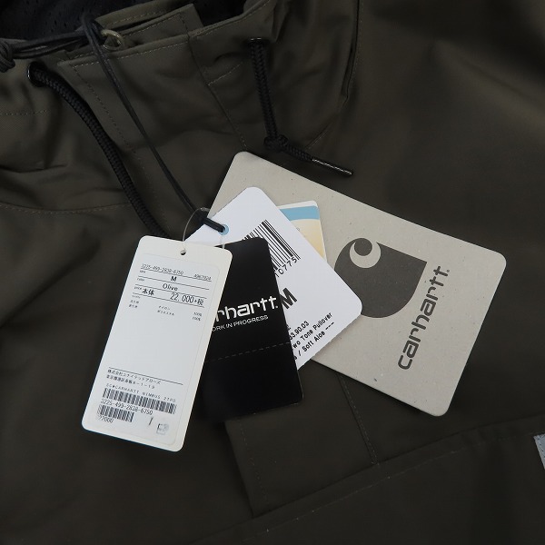 実際に弊社で買取させて頂いた【未使用】Carhartt/カーハート NIMBUS TW TONE PULLOVER ニンバス プルオーバージャケット/Mの画像 8枚目