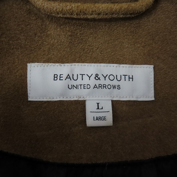 実際に弊社で買取させて頂いたBEAUTY&YOUTH UNITED ARROWS/ユナイテッドアローズ スウェードレザー シングルライダースジャケット 1225-199-8550/Lの画像 2枚目
