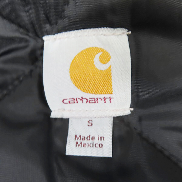 実際に弊社で買取させて頂いたCarhartt/カーハート ダック地 ジップアップ ベスト ブラック/Sの画像 2枚目