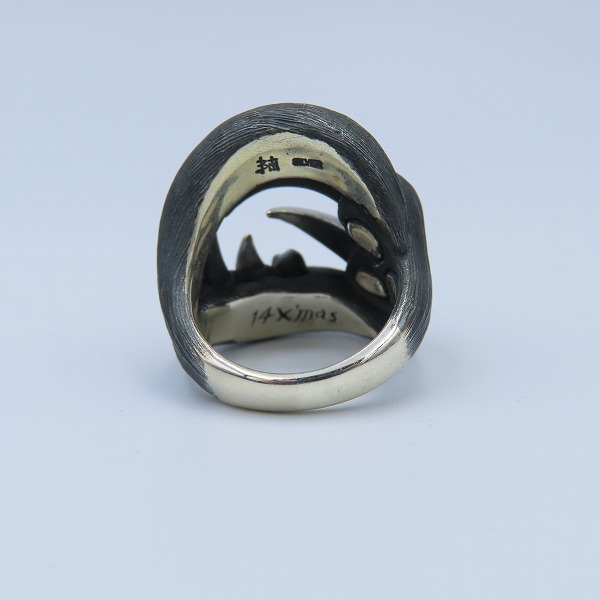 実際に弊社で買取させて頂いた【ギャラ付き】Bloody Mary/ブラッディマリー 2014 Xmas/クリスマス限定 Setah/セタ リング 15号の画像 4枚目