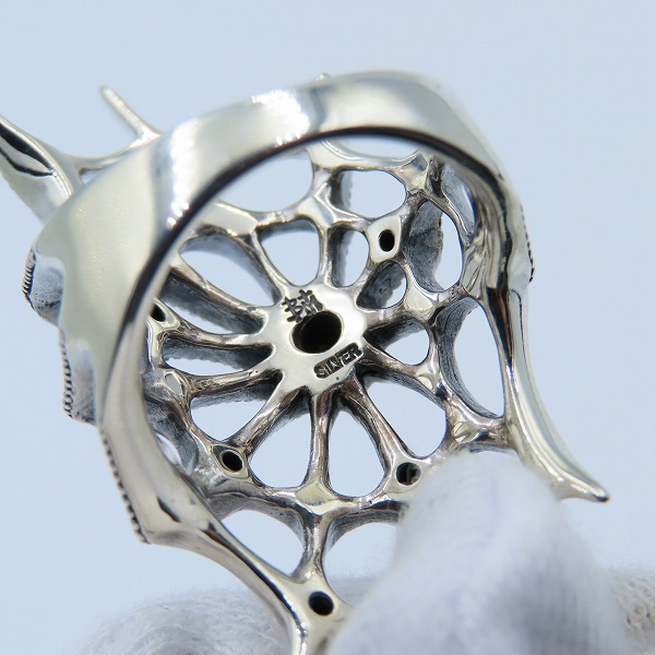 実際に弊社で買取させて頂いた【ギャラ付き】Bloody Mary/ブラッディマリー Aranea/アラネア リング w/ブラックスピネル 17号の画像 6枚目