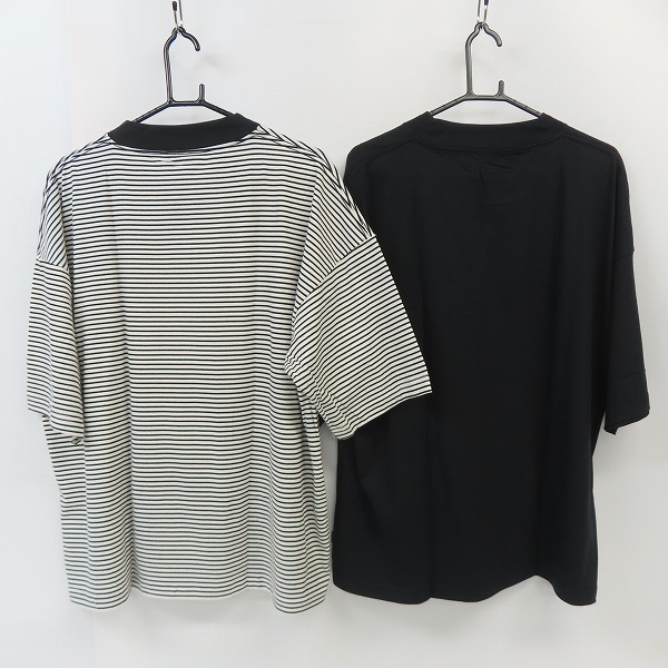 実際に弊社で買取させて頂いた【未使用】CALEE/キャリー LESS by SHELTELCH Tシャツ 2点セットの画像 1枚目