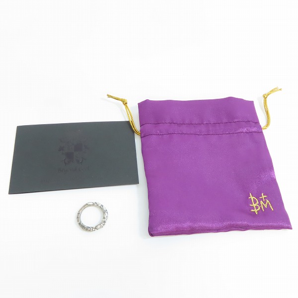 実際に弊社で買取させて頂いた【ギャラ付】Bloody Mary/ブラッディマリー スノードロップリング w/3ダイヤ 9号の画像 8枚目