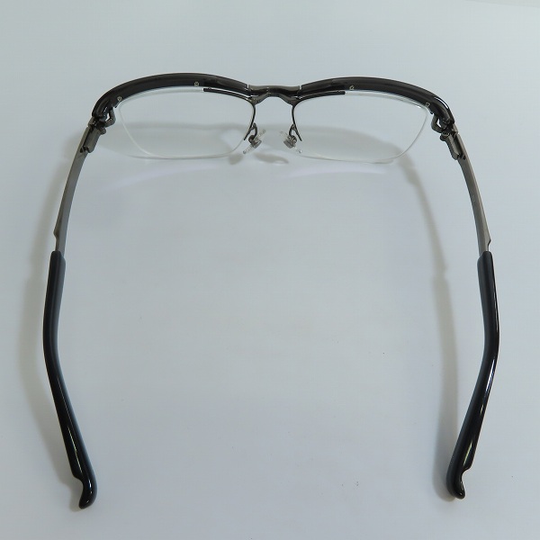 実際に弊社で買取させて頂いた999.9/フォーナインズ ハーフリム 度入り メガネフレーム/アイウェア M-24の画像 3枚目