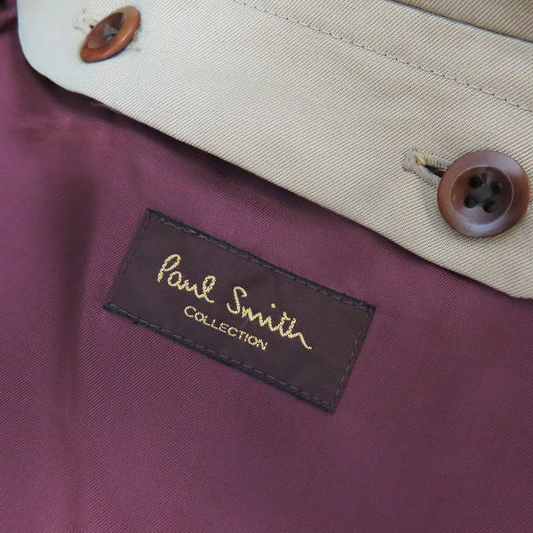 実際に弊社で買取させて頂いたPaul Smith collection/ポールスミス コレクション 柄切替中綿ライナー付きトレンチコート/Lの画像 2枚目