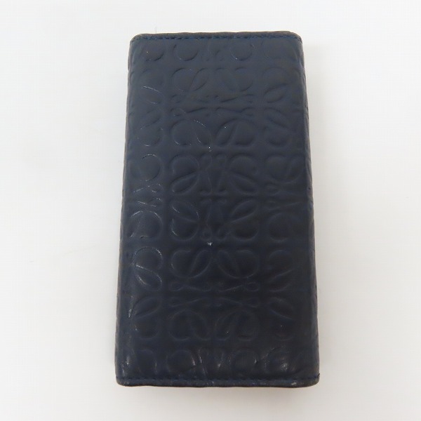 実際に弊社で買取させて頂いたLOEWE/ロエベ アナグラム総柄 レザー6連キーケースの画像 1枚目