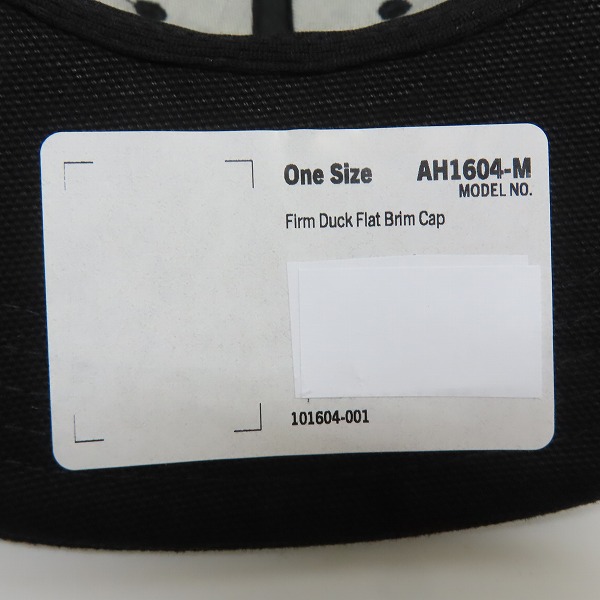 実際に弊社で買取させて頂いた(7)Carhartt/カーハート Firm Duck Flat Brim Cap ファームダック フラットブリム キャップ ブラック AH1604-M/OSFAの画像 8枚目