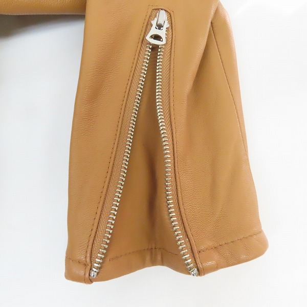 実際に弊社で買取させて頂いたBEAUTY&YOUTH UNITED ARROWS/ビューティーアンドユースユナイテッドアローズ シングルライダースジャケット 1225-199-6285の画像 5枚目