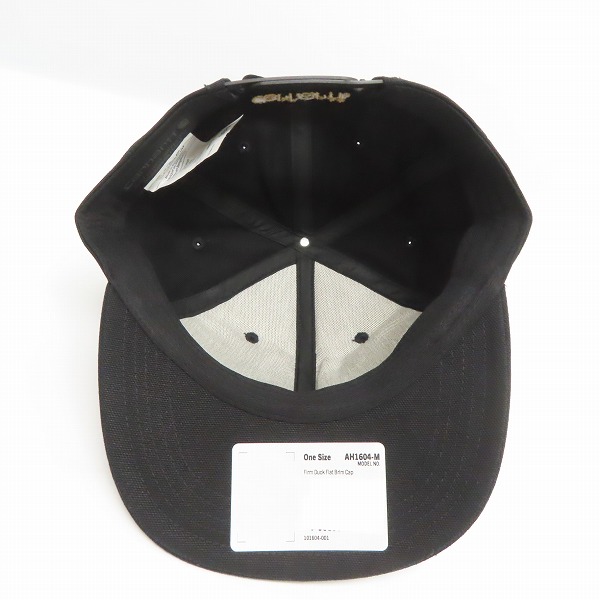 実際に弊社で買取させて頂いた(6)Carhartt/カーハート Firm Duck Flat Brim Cap ファームダック フラットブリム キャップ ブラック AH1604-M/OSFAの画像 5枚目
