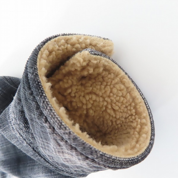 実際に弊社で買取させて頂いたn(n) BY NUMBER (N)INE/エヌエヌバイナンバーナイン 襟ボア チェック プルオーバーシャツ/2の画像 6枚目