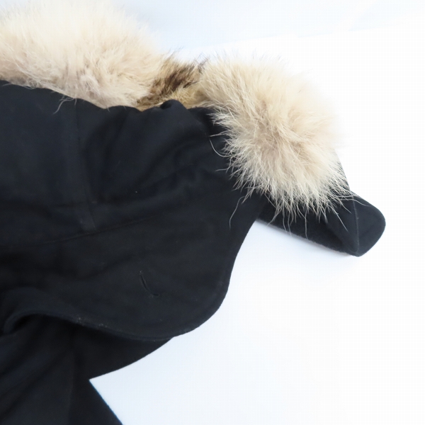 実際に弊社で買取させて頂いたmarka/マーカ メルトン/キルティング 中綿 モッズコート ブラック M10F-03C001C/1の画像 5枚目