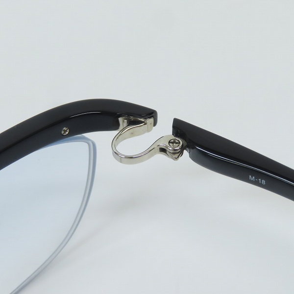 実際に弊社で買取させて頂いた999.9/フォーナインズ 度入り眼鏡/メガネフレーム M-18 6232の画像 5枚目
