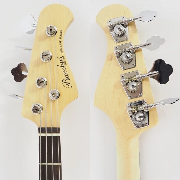 実際に弊社で買取させて頂いた★Bacchus/バッカス Universe Series WJB-330R CAR ジャズベースType 4弦エレキベース ソフトケース付の画像 3枚目