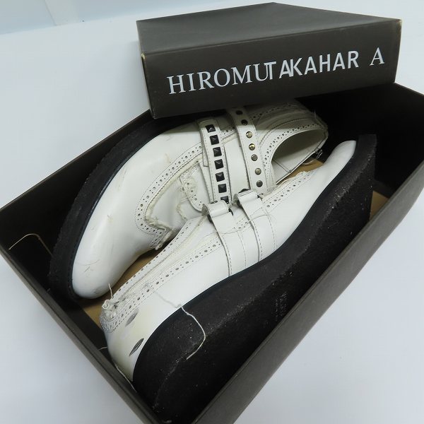実際に弊社で買取させて頂いたHIROMU TAKAHARA/ヒロムタカハラ スタッズ ウィングチップシューズ 97010009/42の画像 8枚目
