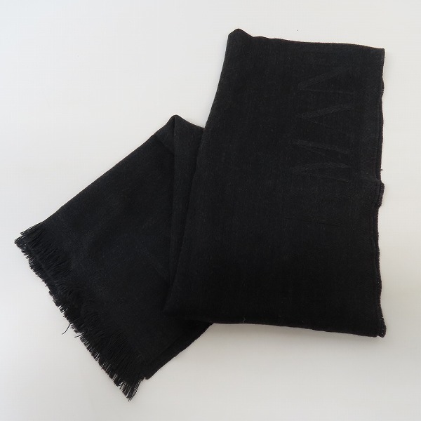 実際に弊社で買取させて頂いたEMPORIO ARMANI/エンポリオアルマーニ ロゴ入り ウールマフラー 