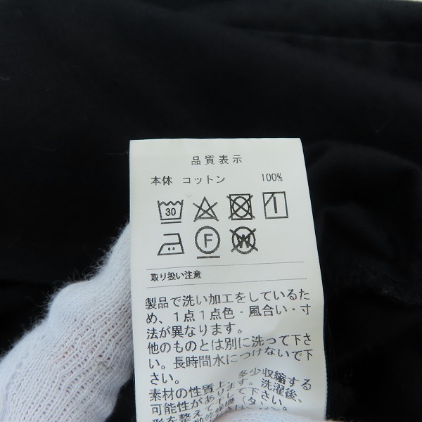 実際に弊社で買取させて頂いたDESCENDANT/ディセンダント 20SS REMNANTS MOLESKIN LS SHIRT/レムナント モールスキン シャツ 2の画像 3枚目
