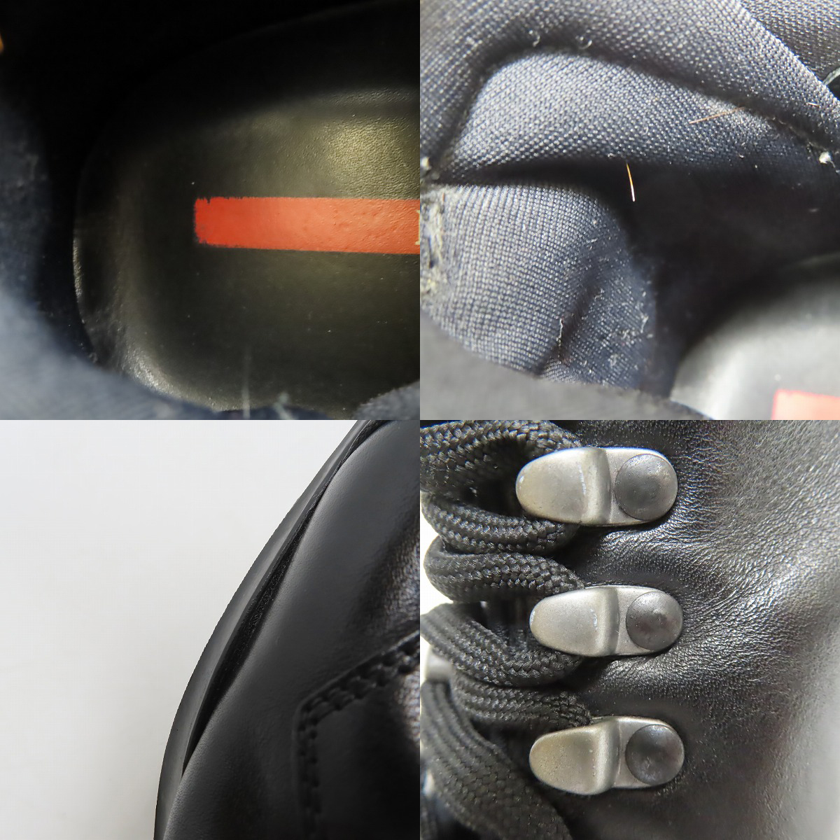 実際に弊社で買取させて頂いた【観賞用】PRADA/プラダ トレッキング シューズ ビブラムソール/7.5の画像 7枚目