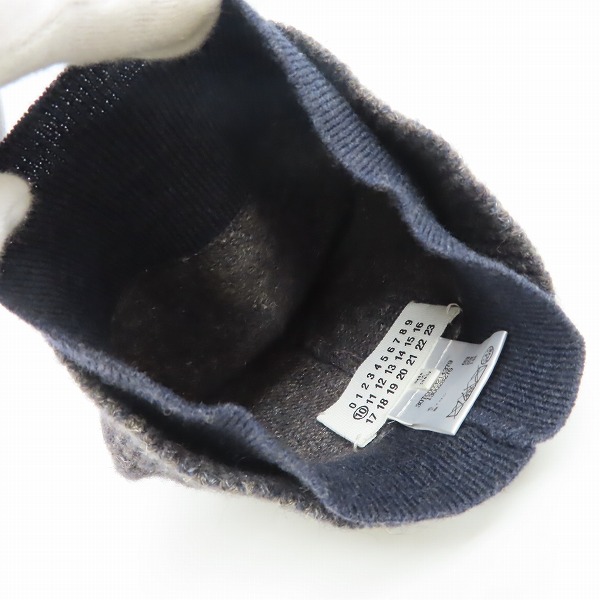 実際に弊社で買取させて頂いたMaiso Marti Margiela/マルタンマルジェラ ニットビーニー 30TC003214379/Mの画像 3枚目