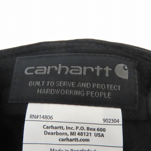 実際に弊社で買取させて頂いた(2)Carhartt/カーハート Firm Duck Flat Brim Cap ファームダック フラットブリム キャップ AH1604-M の画像 3枚目