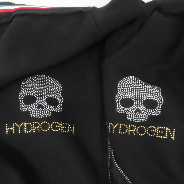 実際に弊社で買取させて頂いたHYDROGEN/ハイドロゲン スカル ラインストーン 上下セットアップ ジャージ /Lの画像 4枚目