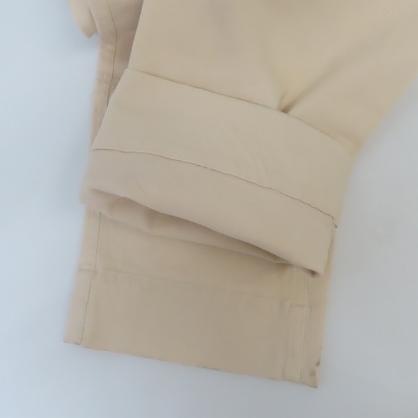 実際に弊社で買取させて頂いたANN DEMEULEMEESTER/アン ドゥムルメステール コットンパンツ シンチバック/XSの画像 8枚目