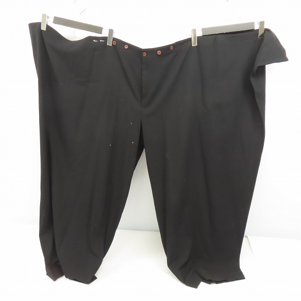 実際に弊社で買取させて頂いたJEAN PAUL GAULTIER CLASSIQUE/ジャンポールゴルチェ ラップ ワイドパンツ ブラック 48の画像 6枚目